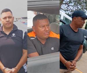 Este jueves 7 de mayo, el Ministerio Público informó que la Unidad Fiscal de Operaciones Especiales (UF-OPE) realizó la captura de tres policías militares señalados de los delitos del robo de 9 millones de lempiras con violencia, abuso de autoridad, asociación para delinquir y uso indebido de las insignias y uniformes. A continuación los detalles.