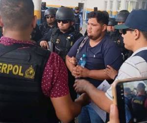 Los acusados fueron entregados por las autoridades de Guatemala a la Policía Hondureña.