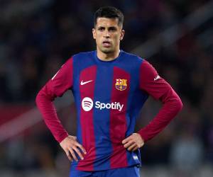 Cancelo durante su primera etapa con el Barcelona.