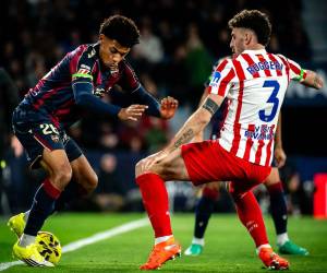 Los colchoneros tuvieron un juego tibio en ataque y sin muchas ocasiones claras de gol.