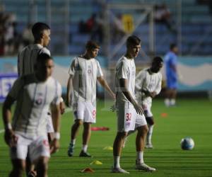 Imágenes del desarrollo del partido.