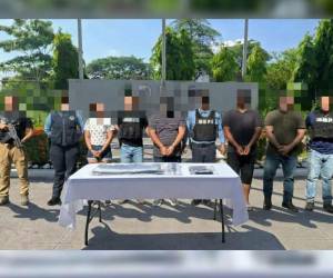 La captura de los cuatro sospechosos busca combatir las estructuras delictivas en la zona norte de Honduras.