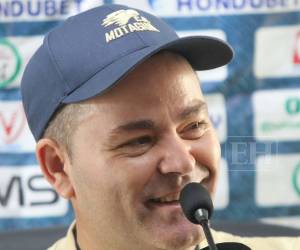 López habló en conferencia de prensa tras el triunfo de Motagua ante Juticalpa FC.