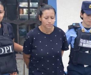 La mujer fue detenida por agentes de la Dirección Policial de Investigaciones (DPI).