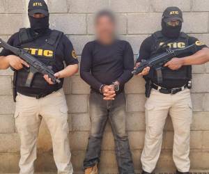 El sospechoso fue capturado en el municipio de Catacamas, Olancho.