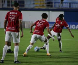 Imágenes del desarrollo del partido.