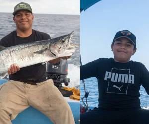 Miguel Escobar y su hijo Adrián Escobar sobrevivieron a un naufragio.