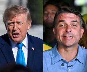 Donald Trump prevé que la segunda vuelta electoral en Brasil entre Flávio Bolsonaro y Lula da Silva serán muy reñidas, tal como la primera vuelta.
