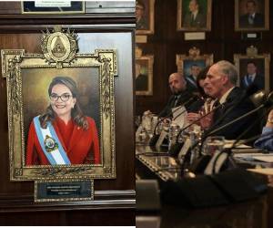 ¿Es cierto que quitaron el cuadro de Xiomara Castro de Casa Presidencial? Funcionarios de la administración pasada hicieron esta denuncia y esto fue lo que realmente pasó.