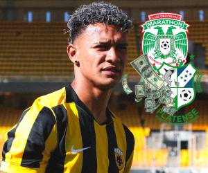 Kervin Arriaga pone a sonreír a dos equipos hondureños. Se revela la fuerte suma de dinero que se llevan Marathón y Platense tras su venta al AEK Atenas.