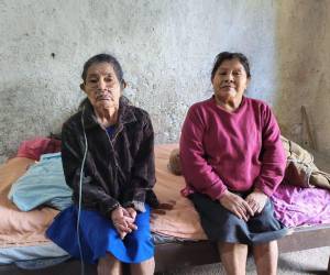 El zumbido de un concentrador de oxígeno acompaña la vida de doña María, mientras su hija Rita permanece postrada