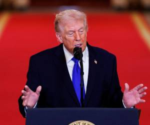 Trump afirma que tiene mucho de qué hablar sobre la marcha del país.