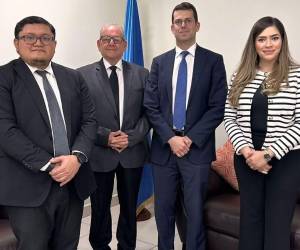 El representante del Fondo Monetario Internacional (FMI) Fabiano Rodrigues Bastos, se reunió con los representantes de Conatel, Fernando Anduray y Grace Sierra, entre otros.