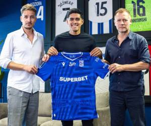 El hondureño Luis Palma llegó a préstamo al Lech Poznan de Polonia.