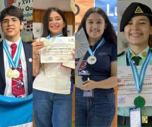 Cuatro jóvenes hondureños representarán al país en la élite de la química mundial.