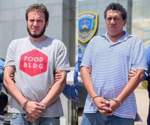 Jonathan Aguilar y Edy Salgado son señalados por su supuesta participación en casos de secuestro agravado y robo con violencia o intimidación contra usuarios del transporte público en Tegucigalpa.