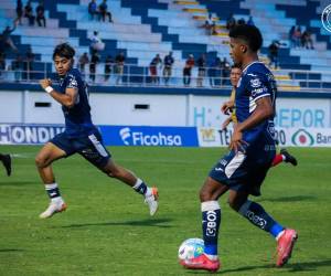 Imágenes del desarrollo del partido entre Motagua y CD Choloma.