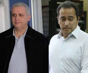 Mario Roberto Zelaya (izquierda) y José Ramón Bertetty (derecha) han venido enfrentando por años varios procesos penales por delitos que derivaron en el desfalco del IHSS.