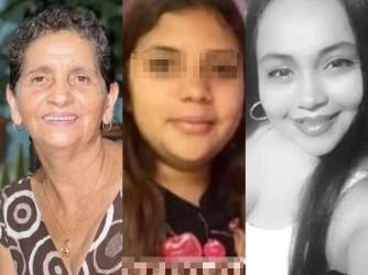 Doña Isidora, Carmen y Lissi fueron víctimas de la violencia que impera en Honduras.