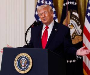 Donald Trump, presidente de los Estados Unidos.