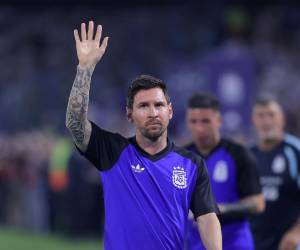 Leo Messi está en su última función ante la afición argentina.