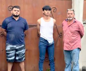 Los detenidos por el crimen son Eder Portillo Turcios, Víctor Tejada Lara y Gustavo Tejada Frech.