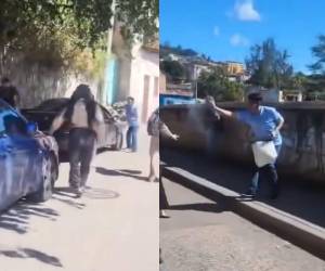 La agresión ocurrió mientras dos periodistas y un camarógrafo se encontraban en los bajos del Congreso Nacional (CN), cuando se dirigían a cubrir la instalación de la nueva Junta Directiva.