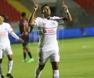 Edwin Rodríguez anotó su segundo gol en este torneo con el Olimpia.