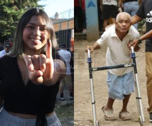 Primeros votantes no se abstuvieron de ejercer el sufragio este 30 de noviembre, pero el adulto mayor también dio ejemplo.