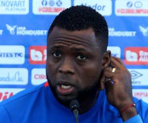 Yustin Arboleda dio la cara por Olimpia en la previa del clásico ante Motagua.