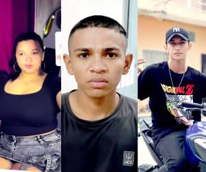 Jensy Leiva, Joshua Bautista y Brian Briones fueron las tres víctimas del ataque criminal la noche del 13 de junio en colonia Saturno.
