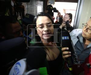 Isis Cuéllar afirmó que el dinero se destinó a obras sociales y ella no se quedó con ningún lempira.