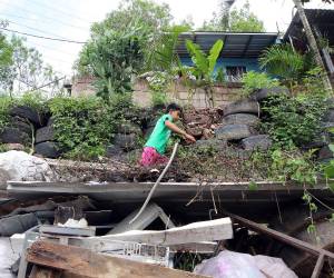 La saturación de los suelos en la colonia Villa Unión de Comayagüela se ha convertido en un riesgo para los residentes en el sector, por lo que deben tomar medidas de prevención.