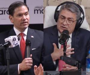 Marco Rubio fue cuestionado por el indulto de Donald Trump hacia Juan Orlando Hernández.