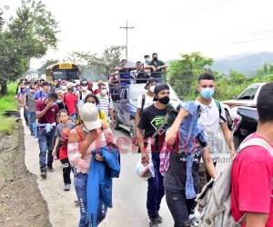 El flujo de hondureños que buscan llegar a Estados Unidos sigue siendo alto. Fue en 2019 cuando más compatriotas fueron retornados.