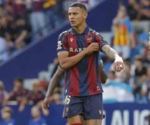 Kervin Arriaga se perdió el último partido del Levante contra Real Madrid.