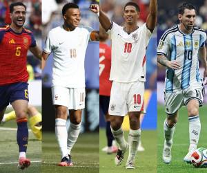España, Francia, Inglaterra y Argentina disputarán las semifinales de la Copa del Mundo.
