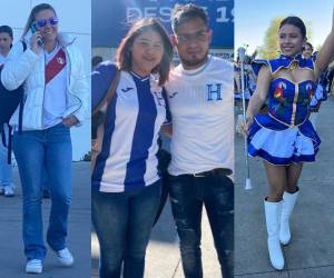 Las selecciones de Honduras y Perú están bien representados para el juego que se disputa en Leganés, Madrid. Gran ambiente en la previa.