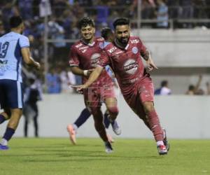 Imágenes del desarrollo del partido.