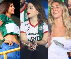 El estadio Morazán se ha llenado de lindas chicas para el partido que representa la final de ida entre el Marathón y Motagua por el torneo Clausura de la Liga Nacional.