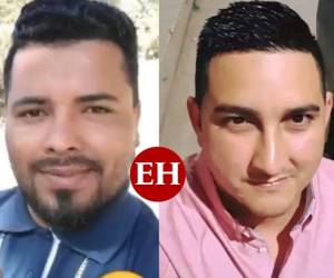 A la izquierda el barbero Ulises Álvarez Espinal y a la derecha el comerciante copaneco Yunior Alonso Velásquez Pineda.