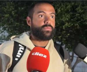 Edrick Menjívar se sinceró tras el partido en Choloma.