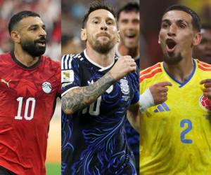 Mohamed Salah, Lionel Messi y Daniel Muñoz, las grandes estrellas de la jornada mundialista de este viernes.