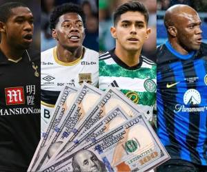 Dereck Moncada ha sido la bomba este sábado al confirmarse su fichaje por el Lugano de Suiza. Te mostramos los millones que recibirá y el top de jugadores más caros de Honduras.