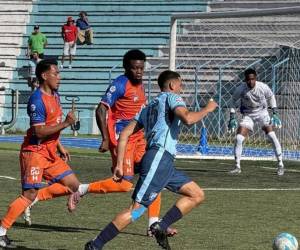 Imágenes del desarrollo del partido.