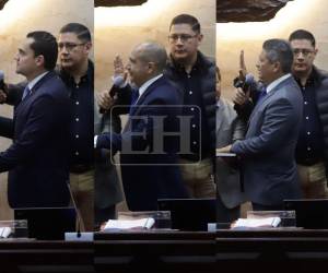 El presidente, vicepresidente y el secretario de la junta directiva provisional fueron juramentados en el hemiciclo.