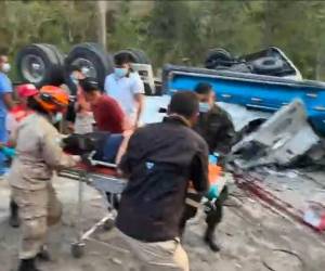 Los primeros heridos fueron trasladados al Mario Catarino Rivas por ser el hospital más cercano.