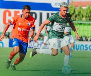 Imágenes del desarrollo del partido.