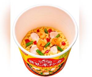 La compañía ha empezado a comercializar el famoso plato de origen español bajo la premisa que está lista en cinco minutos, con ingredientes gambas, calamar, judías verdes y pimiento rojo, en un caldo de mariscos.