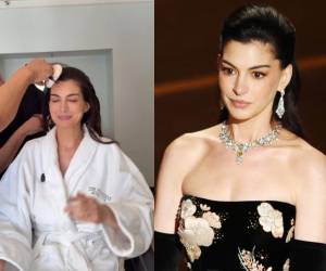 Anne Hathaway publicó en Instagram, tras la ceremonia de los Oscar 2026, un vídeo en el que muestra el proceso de preparación para la alfombra roja e incluye la explicación de un truco de peinado que su estilista Orlando Pita utilizó para conseguir un efecto tensor en su rostro.